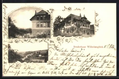 AK Rosengarten /Württ., Bruderhaus Wilhelmsglück, Seitenansicht, Panorama