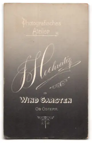 Fotografie F. Hochreiter, Wind. Garsten, Kinder mit Puppe
