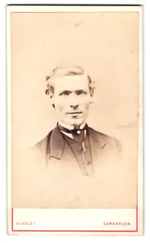 Fotografie Joseph Kinsley, Carnarvon, Porträt eines Mannes
