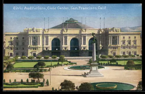 AK San Francisco, CA, Civic Auditorium, Civic Center