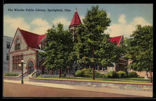 AK Springfield, OH, The Warder Public Library