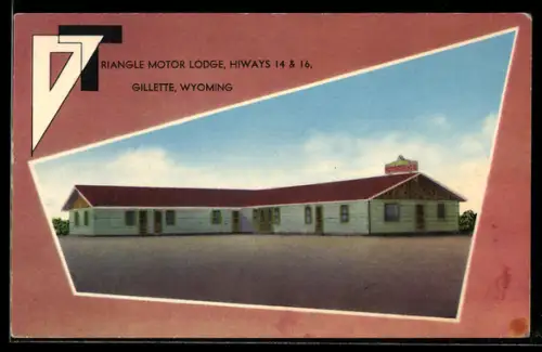 AK Gillette, WY, Triangle Motor Lodge