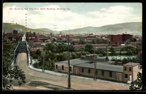 AK Reading, PA, Entering the City from West Reading
