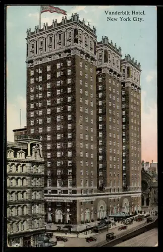 AK New York, NY, Blick aufs Vanderbilt Hotel