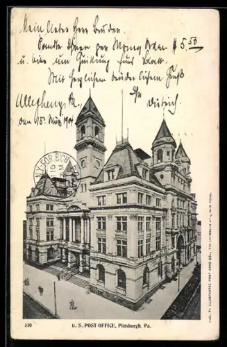 AK Pittsburg, PA, U.S. Post Office