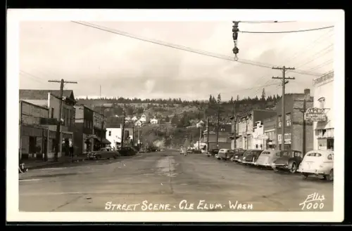 AK Cle Elum, WA, Street Scene