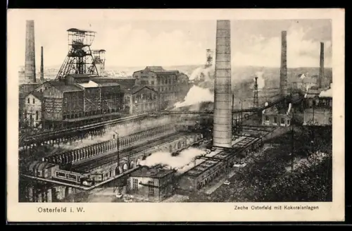 AK Osterfeld, Zeche mit Kokereianlagen
