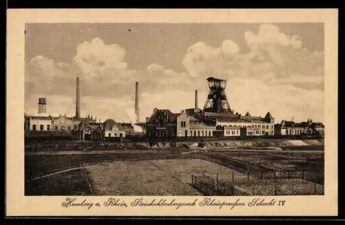 AK Homberg, Steinkohlebergwerk Rheinperussen Schacht IV