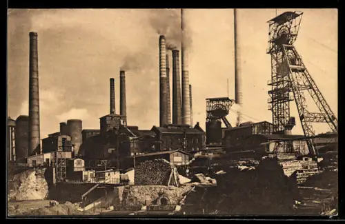 AK Essen, Zeche Victoria-Mathias u. R.W.E.