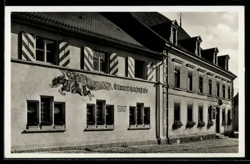 AK Renchen, Gasthaus u. Brauerei z. Bären, Grimmelshausenstube