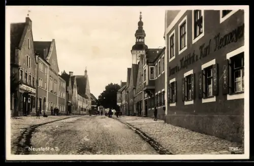 AK Neustadt, Brauerei und Malzfabrik von Karl Neumeyer