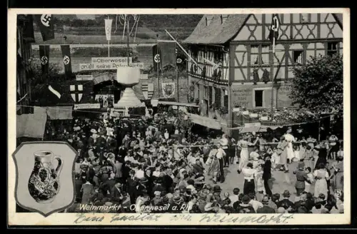 AK Oberwesel, Weinmarkt, n