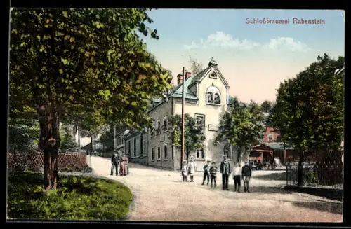 AK Rabenstein, Schlossbrauerei & Gasthaus Rabenstein