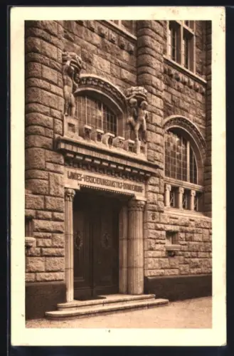 AK Berlin-Charlottenburg, Portal der Landes-Versicherung Brandenburg