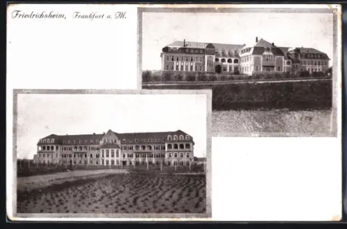 AK Frankfurt a. M.-Niederrad, Friedrichsheim, Mehrfachansicht