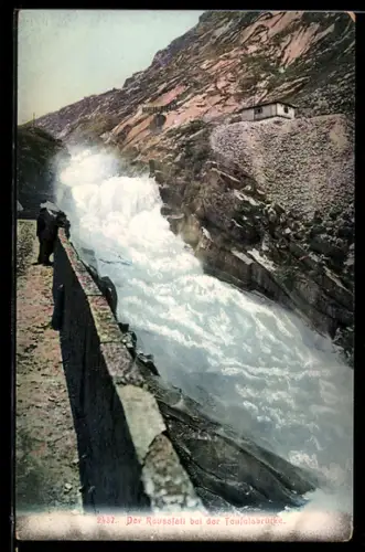 AK Partie am Reussfall an der Teufelsbrücke