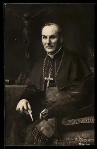 AK Dr. Michael v. Faulhaber, Erzbischof von München und Freisnig