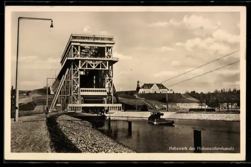 AK Niederfinow, Hebewerk des Hohenzollernkanals