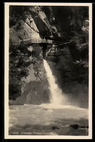AK unterster Trümmelbachfall