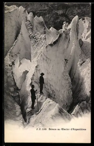AK Seracs au Glacier d`Argentiere - Gletscher