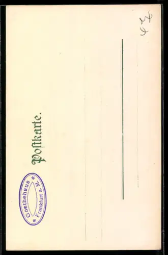 AK Portrait Johann W. Goethe