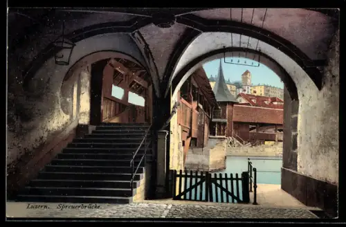 AK Luzern, Spreuerbrücke