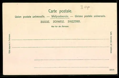 AK Der Rheinfall mit Schloss Laufen, Wasserfall