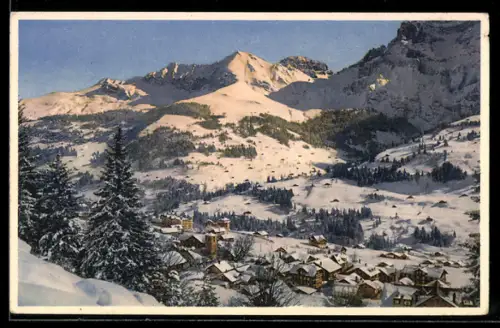 AK Adelboden, Bunderspitz-Kleinlonner-Nünihorn