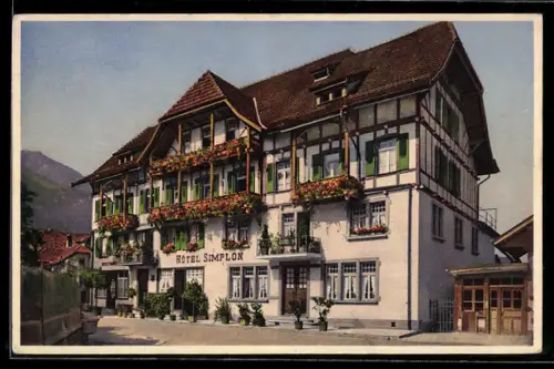 AK Frutigen, Hotel Simplon