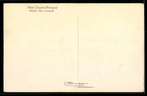 AK Frutigen, Hotel Simplon