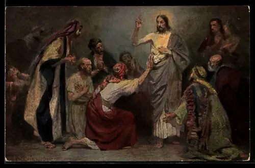 AK Jesus zeigt sich seinen Jüngern
