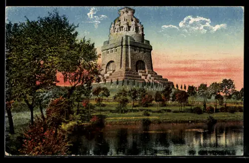 AK Leipzig, Völkerschlachtdenkmal, Ansicht des Denkmals