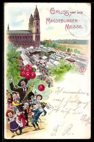 Lithographie Magdeburg, Magdeburger Messe am Dom