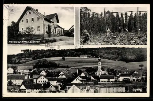 AK Hörgertshausen, Handlung Simon Beniner, Hopfenzupfer, Teilansicht