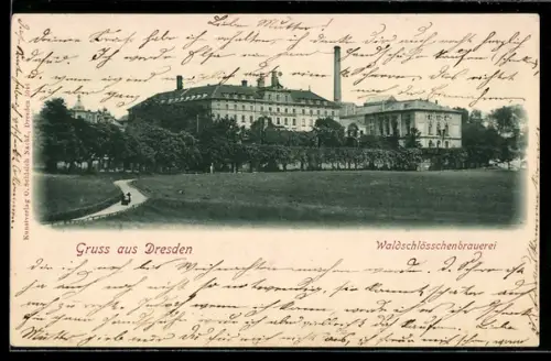 AK Dresden-Neustadt, Waldschlösschenbrauerei