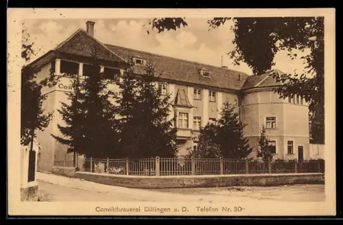 AK Dillingen, Partie an der Conviktbrauerei