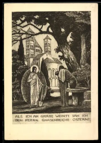 AK Limburg a. d. Lahn, Dom, Auferstehungsszene, Ostern