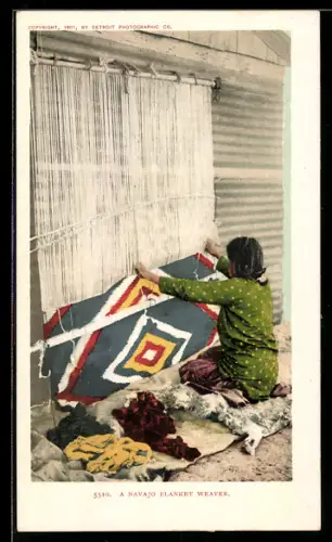 AK A Navajo Blanket Weaver