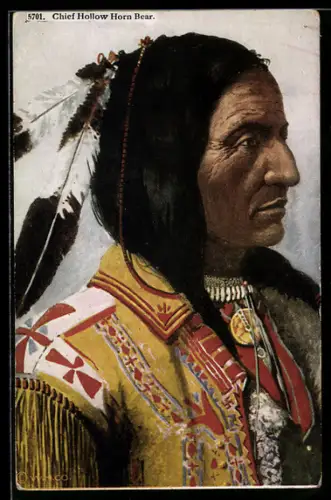 AK Portrait of Chief Hollow Horn Bear