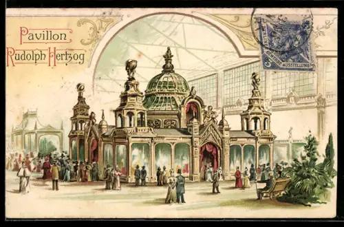 Vertreterkarte Berlin, Rudolph Herzog, Pavillon Rudolph Herzog, Breite Strasse 14/15