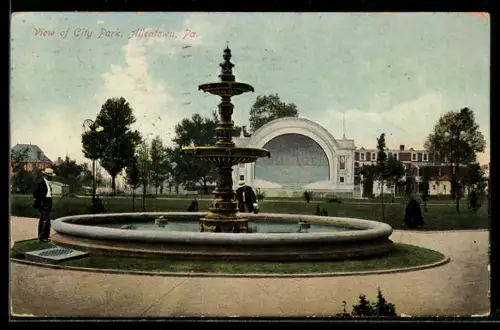 AK Allentown, PA, View of City Park