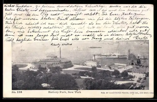 AK New York, NY, Battery Park
