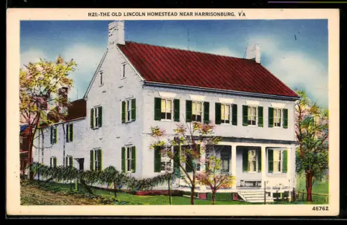 AK Harrisonburg, VA, The Old Lincoln Homestead