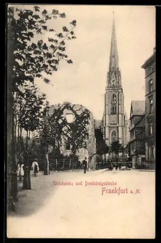 AK Frankfurt-Sachsenhausen, Ulrichstein, Dreikönigskirche
