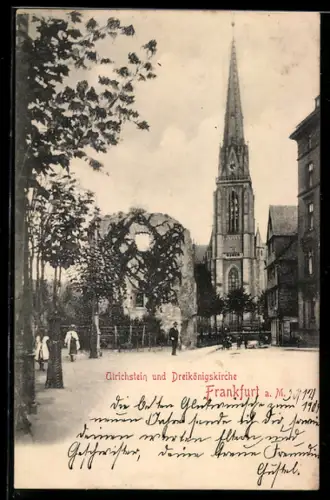 AK Frankfurt-Sachsenhausen, Ulrichstein und Dreikönigskirche