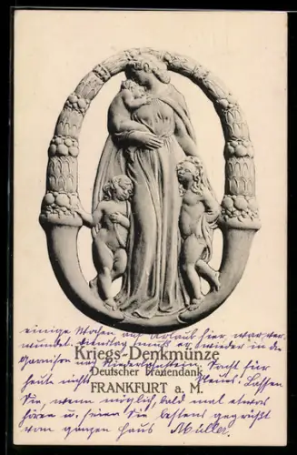 AK Frankfurt a. M., Kriegs-Denkmünze, Deutscher Frauendank