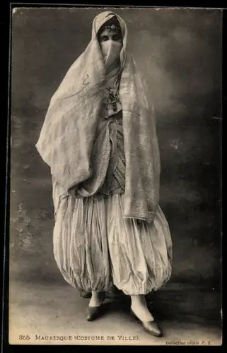 AK Mauresque, Costume de Ville, arabische Volkstypen
