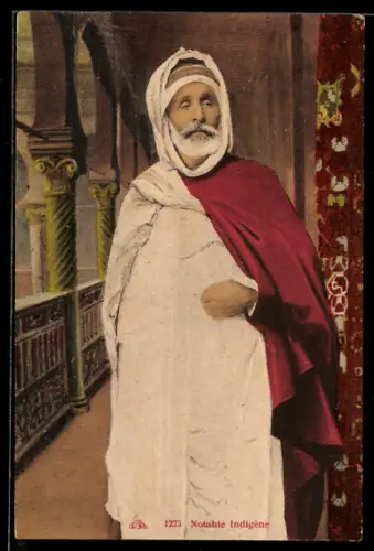 AK Notable Indigène, arabische Volkstypen