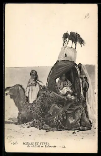 AK Ouled-Nail en Palanquin