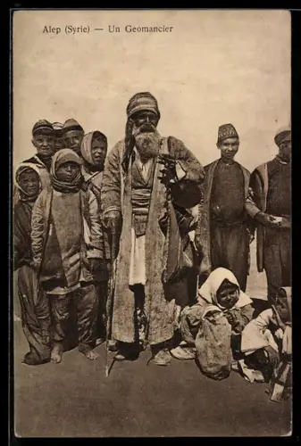AK Alep /Syrie, Un Geomancier